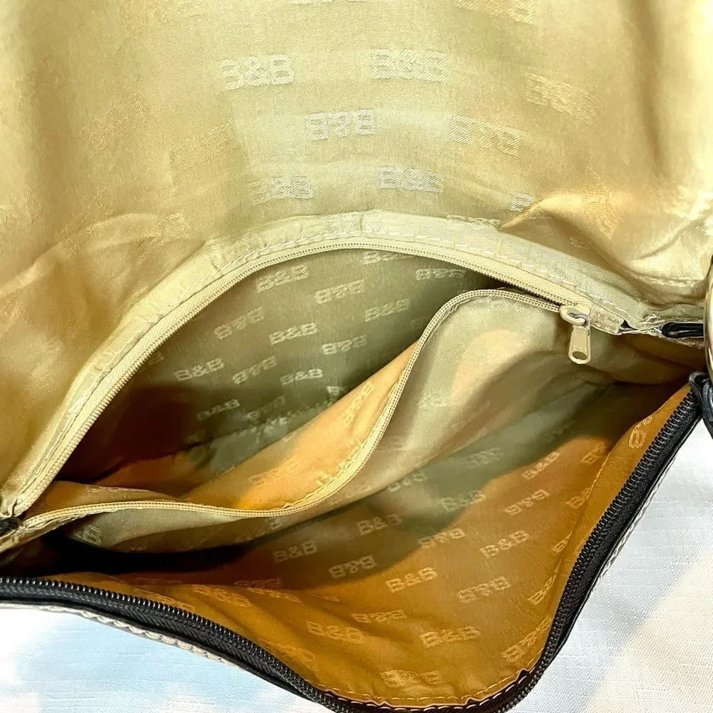 Boots 'N Bags Black Leather Hobo Purse